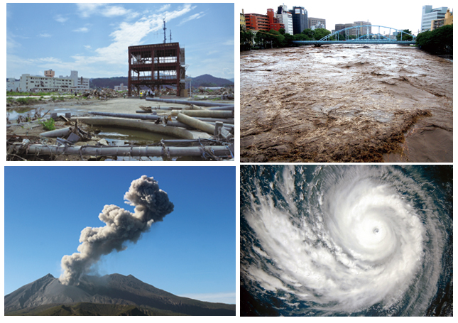東日本大震災他、災害のイメージ画像