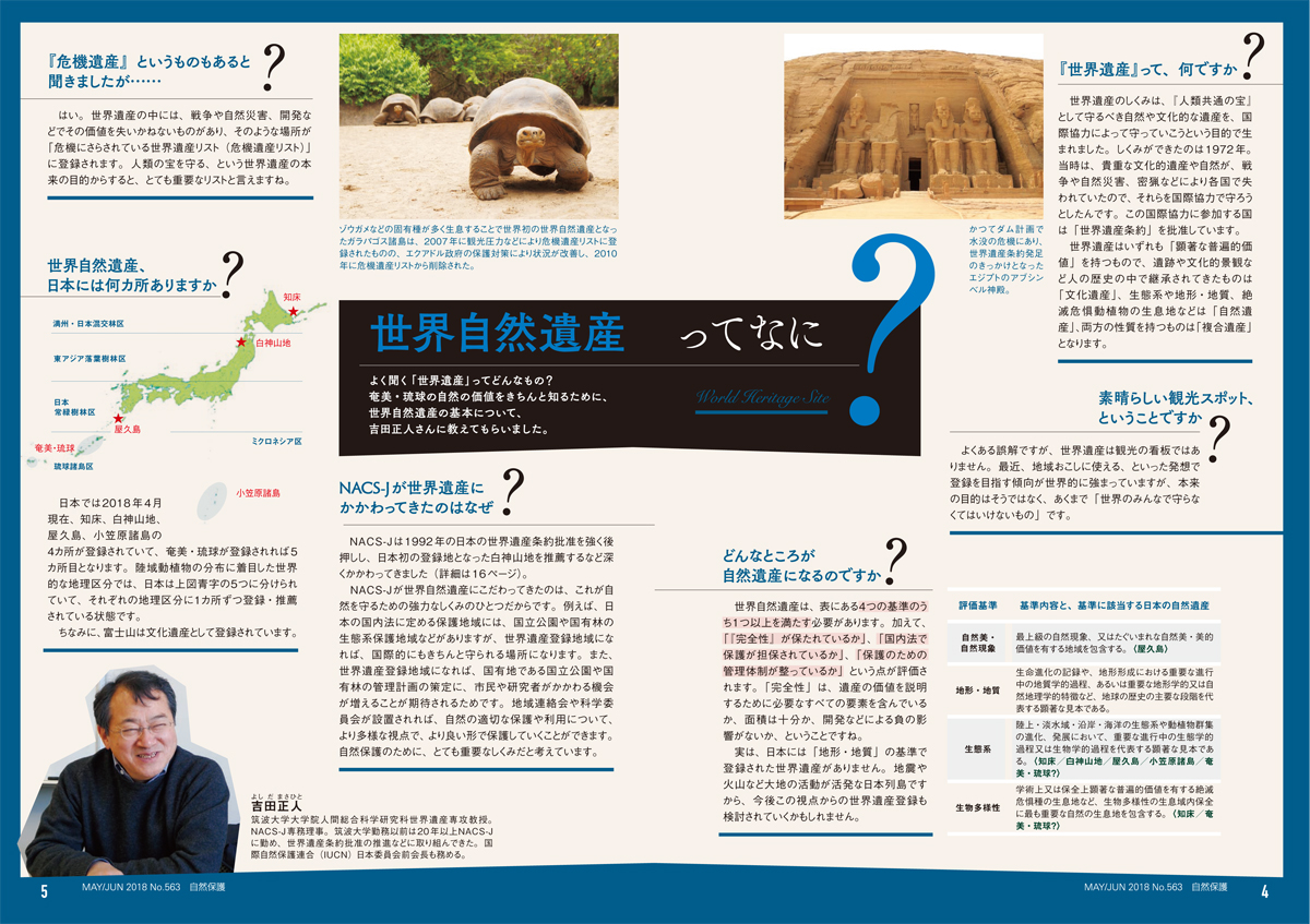 世界自然遺産ってなに 日本自然保護協会オフィシャルサイト