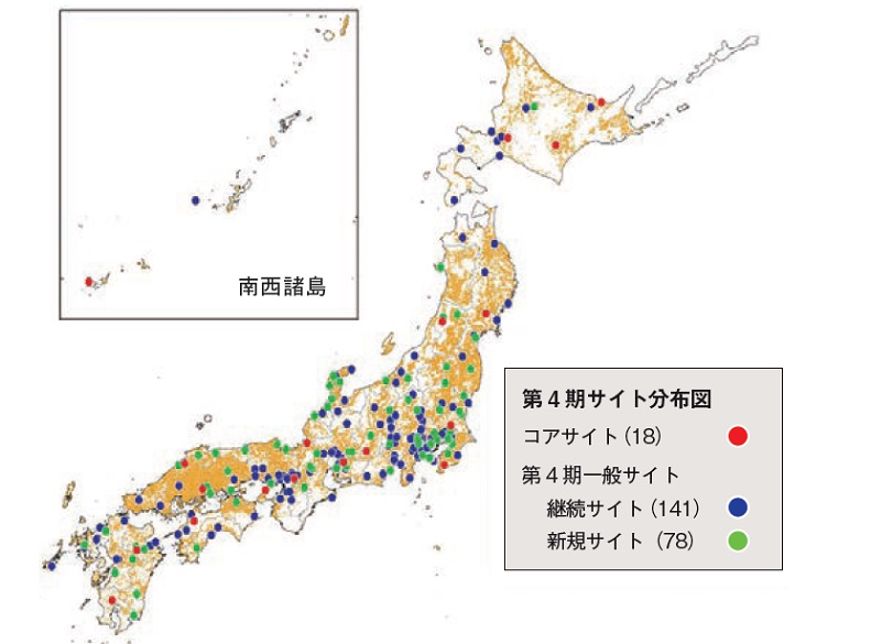 第４期サイト分布図