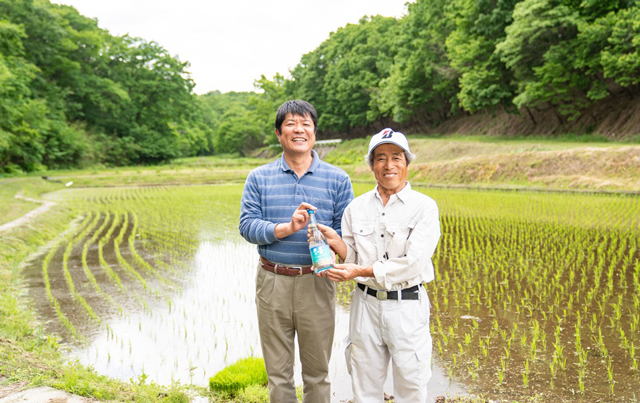 「寒露の渡り」と、市貝町農家さんの写真