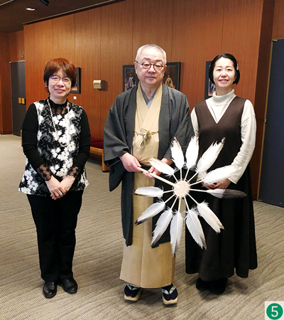 東川光夫能楽師さんと道具ラボ田村さんの画像