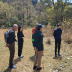 重要地域の現地視察の様子