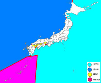 海域区分図