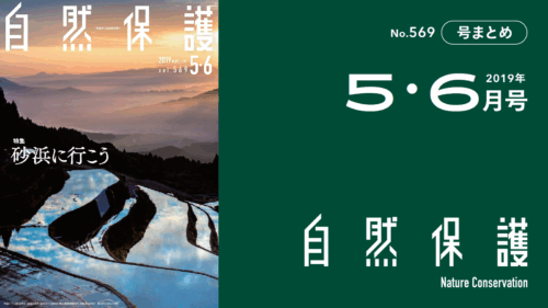 会報『自然保護』No.569　2019年5・6月号　特集：砂浜に行こう