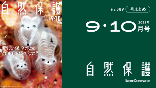 会報『自然保護』No.589　2022年9・10月号　特集:新しい保全地域“OECM”ってなに？