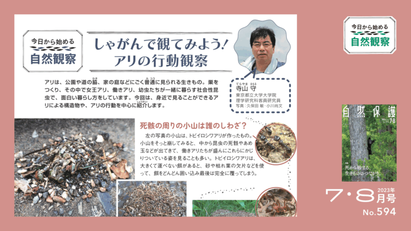 今日からはじめる自然観察タイトル画像