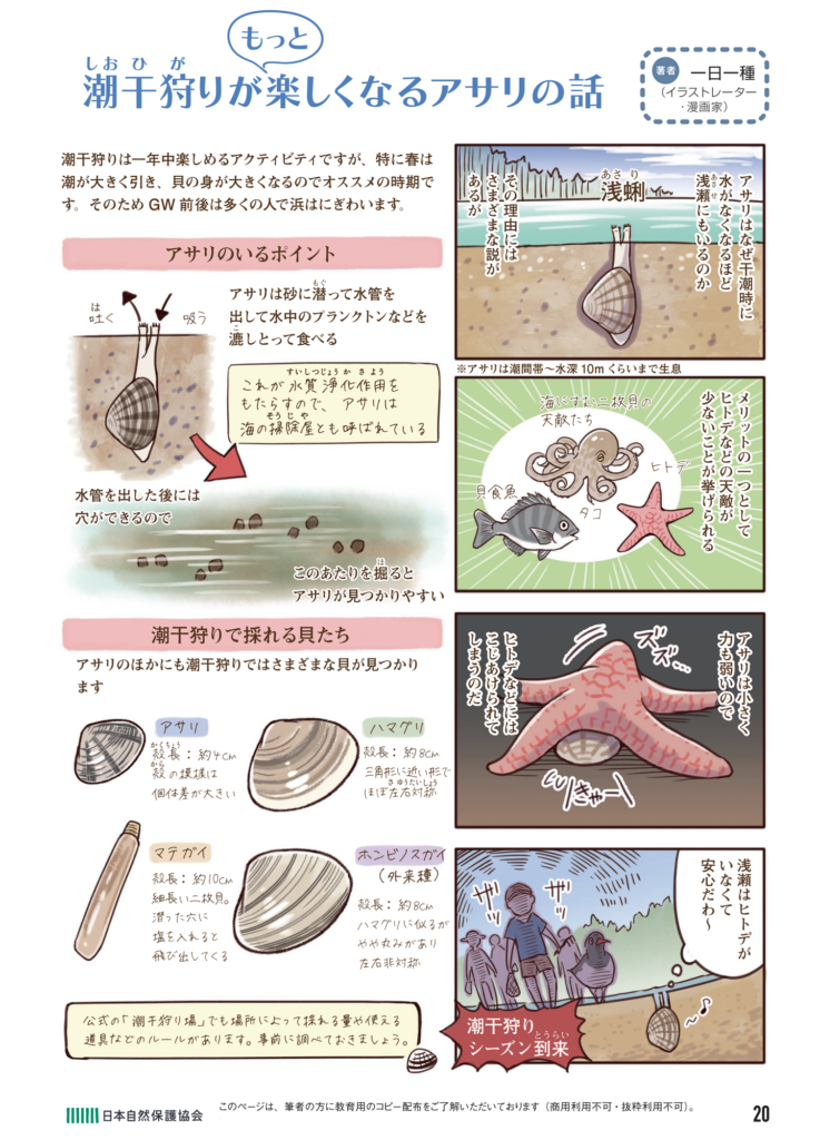 今日からはじめる自然観察のページ画像