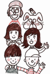 おさんぽ応援団のイラスト画像