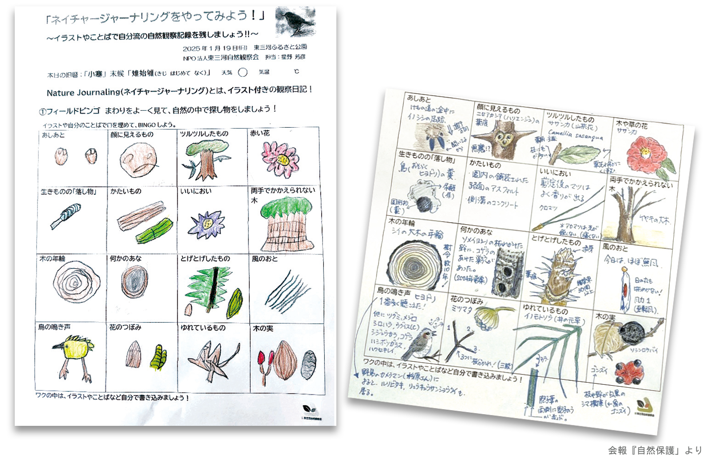 ビンゴゲームの実例