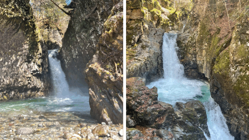 巌立峡の滝の画像