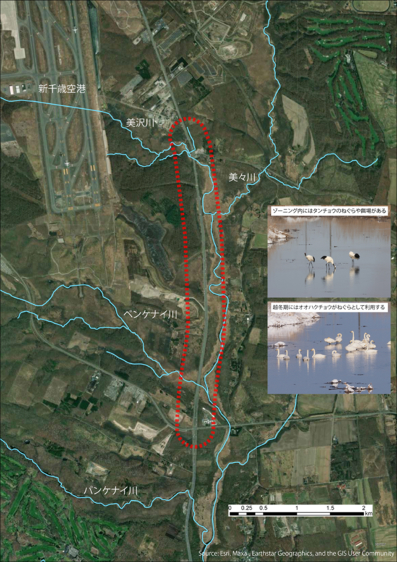 規制緩和ゾーニングの位置図