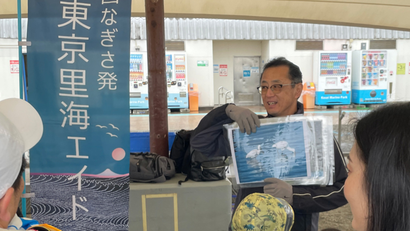 レクチャーする橋爪さんの画像