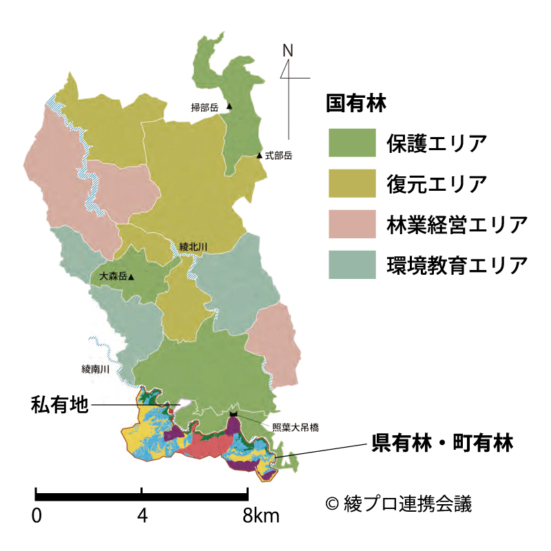 対象エリアの地図
