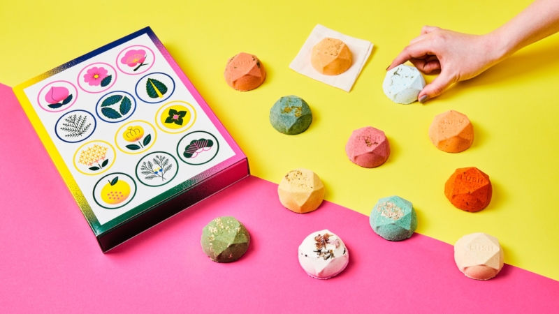 賞品1LUSHのバスボムの画像