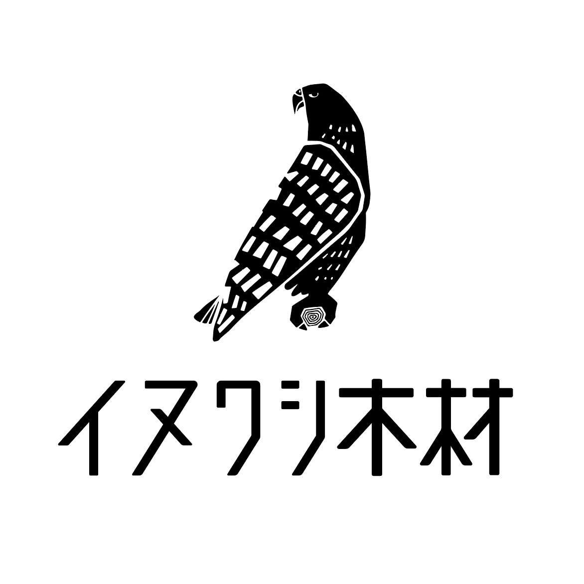 「イヌワシ木材」のブランドロゴ